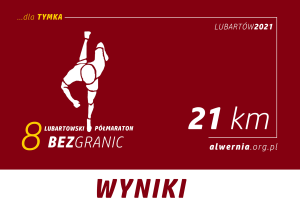 8 PÓŁMARATON LUBARTOWSKI BEZ GRANIC_WYNIKI_21KM