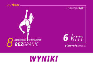 8 PÓŁMARATON LUBARTOWSKI BEZ GRANIC_WYNIKI_6KM